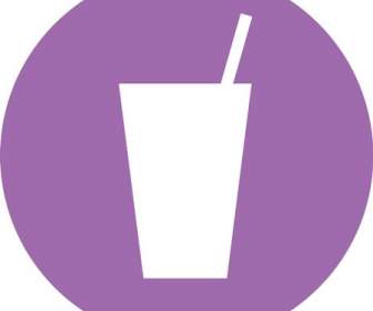 紫飲料飲み物アイコン素材