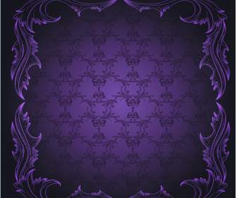 фиолетовый границы шаблон