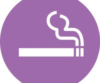 Iconos De Cigarrillo Púrpura