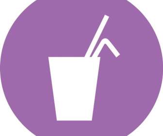Iconos De Bebidas Púrpura