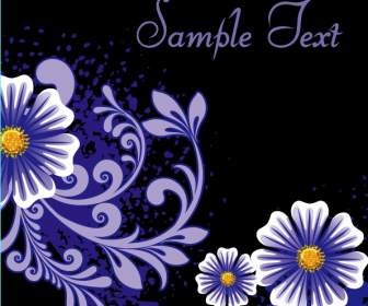 紫の花の背景