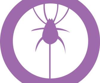 Lila Insekten-Symbole