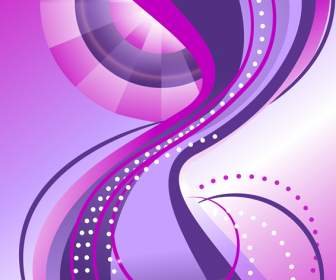 Purple M Wave Background