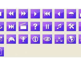 Purple Small Page Icon