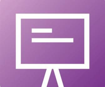 Purple Wordpad Icon