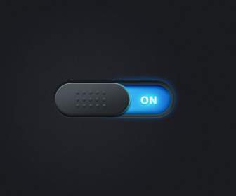 push button switch design psd material