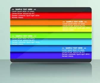 Rainbow Color Striped Background
