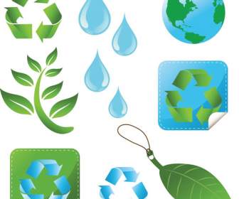 Sinais De Proteção Ambiental E Reciclagem