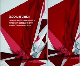 Red Abstract Design Background