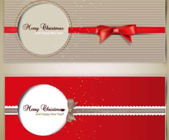 Design De Cartão De Natal Vermelho