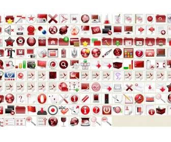 red desktop icons png