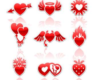 Red Heart Icon Factory