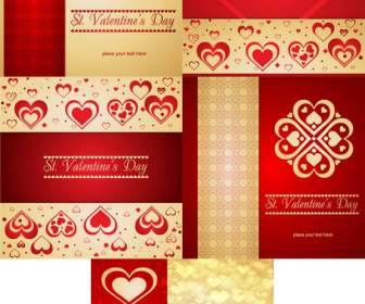 Red Heart Shaped Cards
