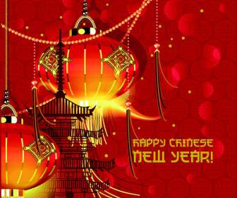 Red Lantern Festival Of The New Year Backgrounds