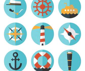 ícones De Navegação Refinada