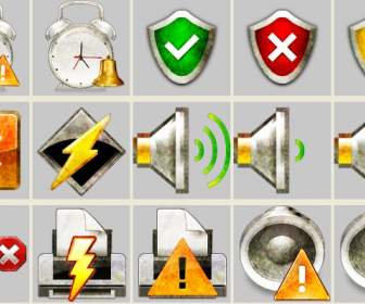 Restoring Old Style Computer Gadgets Icons Png