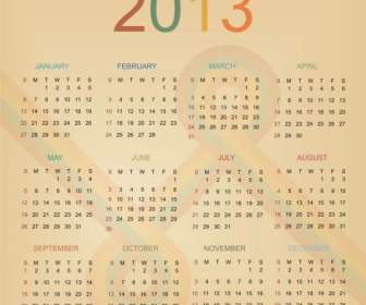 Gaya Retro Kalender