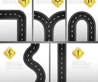 Diseño De Signo De Carretera