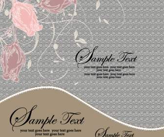 Rose Flower Elegant Card Design