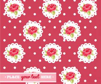 Rose Lace Background