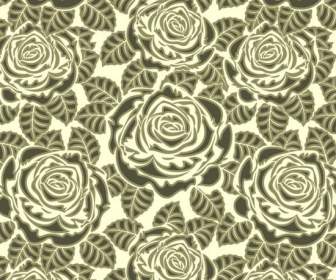 Rose Pattern Background
