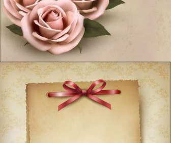 Roses Decorate Invitations