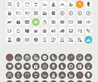 Round Flat Icon Psd Material