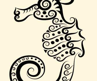 Seahorse Wzory Cięcia Papieru