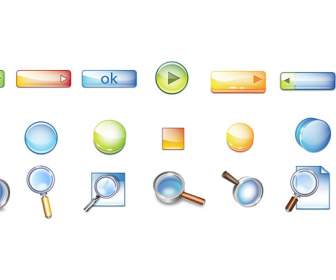 Search Page Button Psd Icon