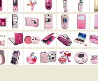 Série Rosa Telefone ícone Png