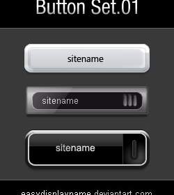 silver black button icon psd material