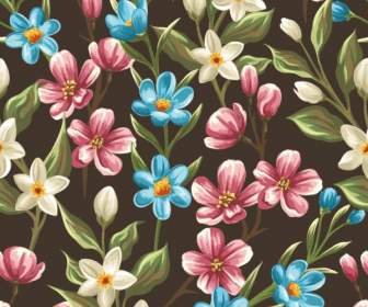 Small Fresh Flowers Vintage Patterns