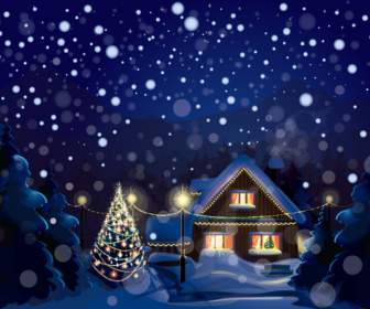 Roba Di Natale Cottage Della Neve
