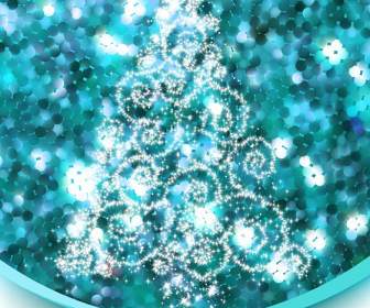 Schneeflocke-Weihnachtsbaum-Muster