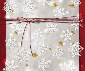 Snowflake Silk Background