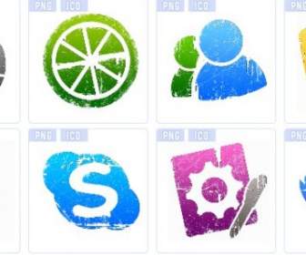 social video skype icons