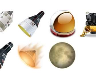 ícones De Png Foguete Espacial