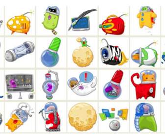 space themed png icons