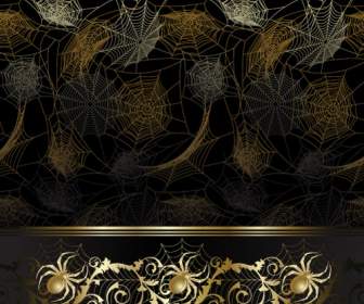 Spider Web Background Material