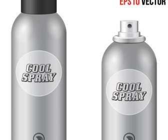 Spray Bottles Of Cosmetics Model