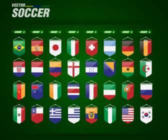 Stereo-WM Runde Der Länder Nationalflagge