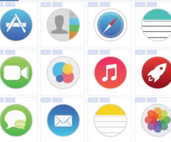 stock application icons