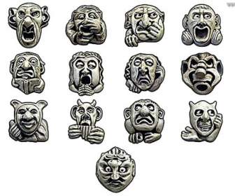 stone face icon ico