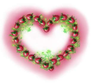 Strawberry Heart Png Consisting Of Material
