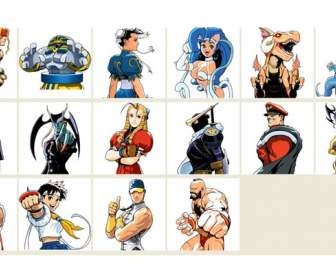 Street Fighter Jogos Pessoas ícones Png