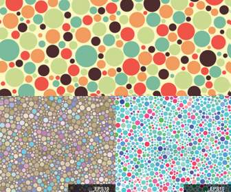 Stylish Polka Dot Print Backgrounds