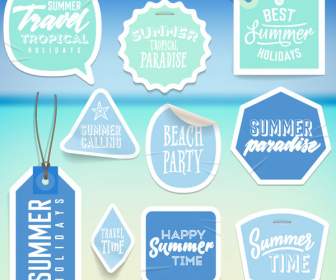 ملصقات عطلة الصيف