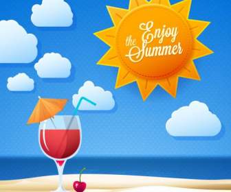 Sunny Summer Holiday Background