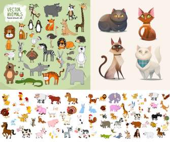Estupenda Selección De Lindos Dibujos Animados De Animales