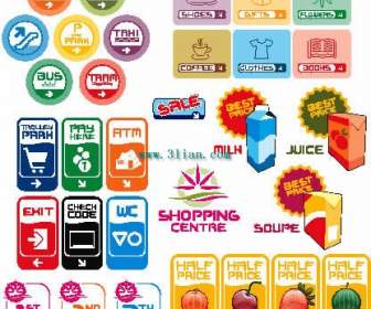 Icona Del Logo Supermercati